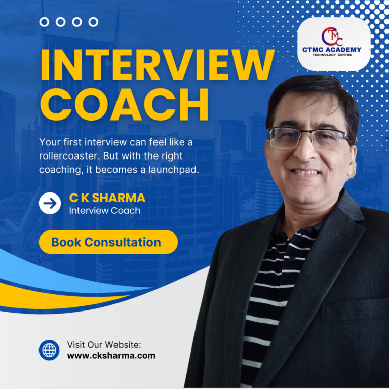 Blue And White Modern Career Coach Instagram Post